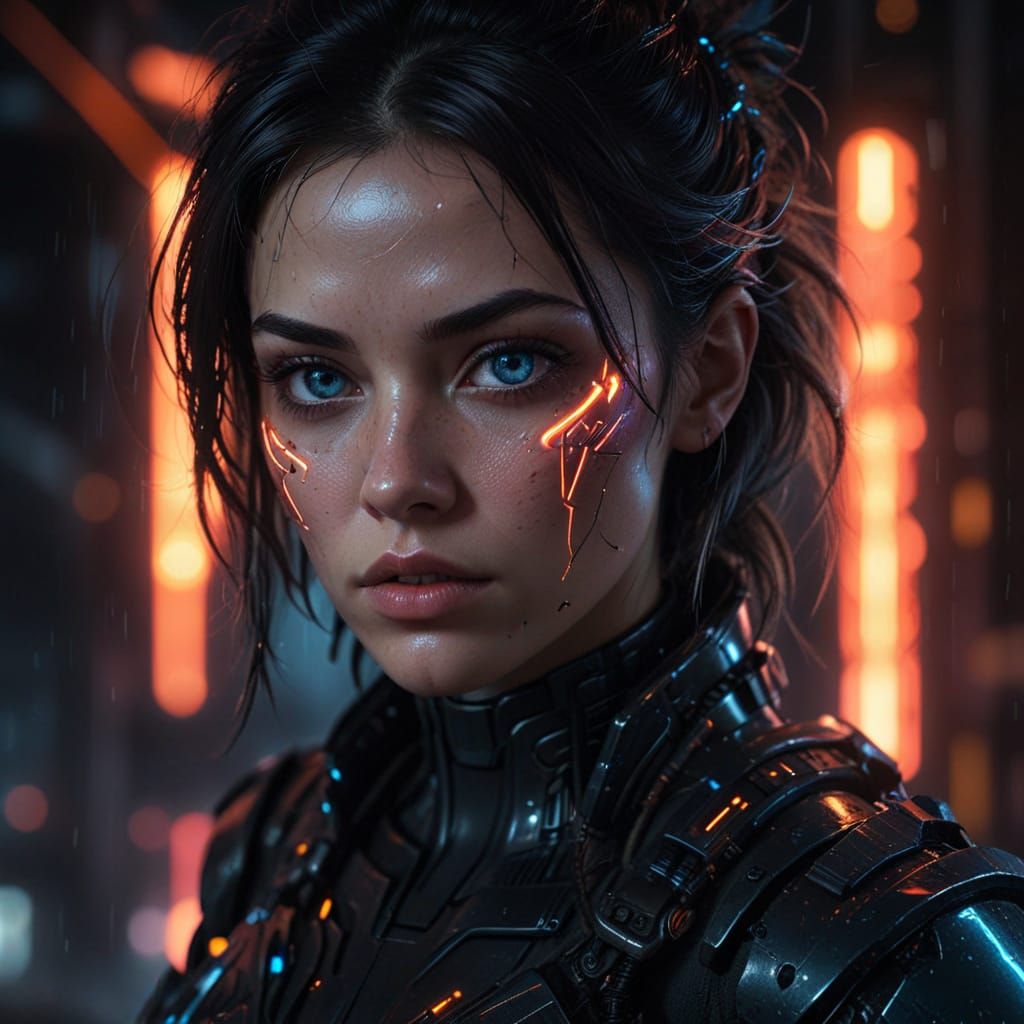 Cyberpunk Woman