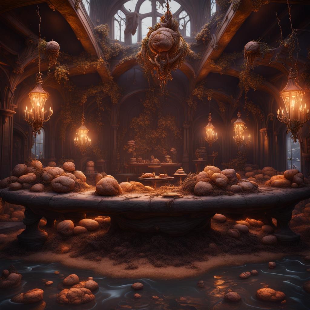 Detailed Fat Duck in Fantasy Concept Art