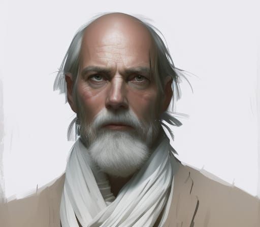 Colonial Gentleman Portrait in Hyperdetailed Digital Art
