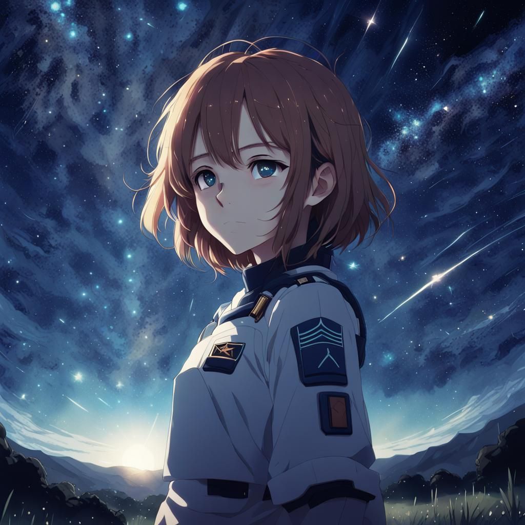 Anime Starfield Key Visual Art
