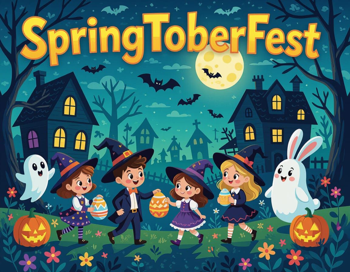 Springtoberfest: Ghosts, Witches, and Chocolate Eggs