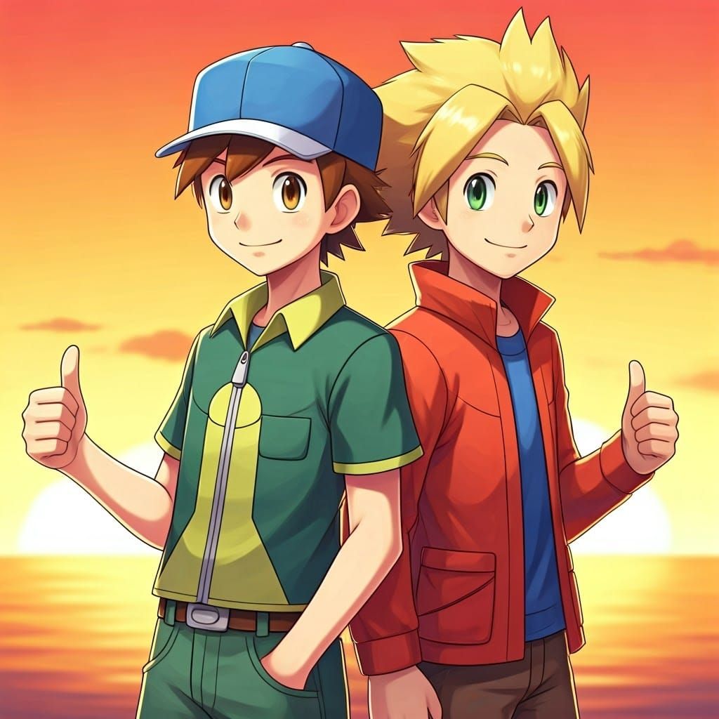 Pokémon Trainers Ritchie and Alden Share a Heartfelt Goodbye...