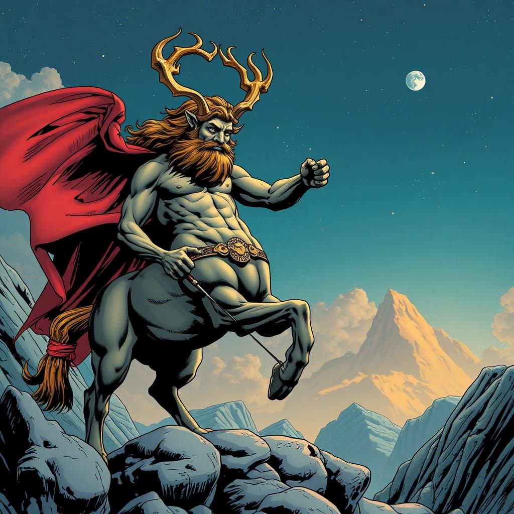 Chiron the Centaur in Comic Book Art