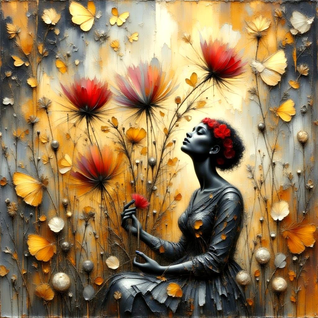 Bittersweet Memories in Impasto Oil Painting