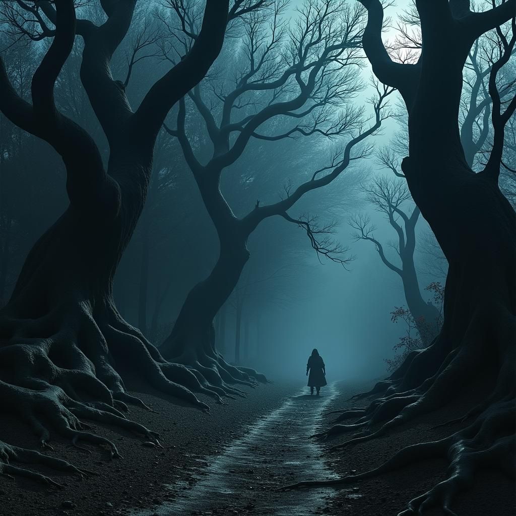 Foreboding Night: Twisted Shadows in a Dark Fantasy World