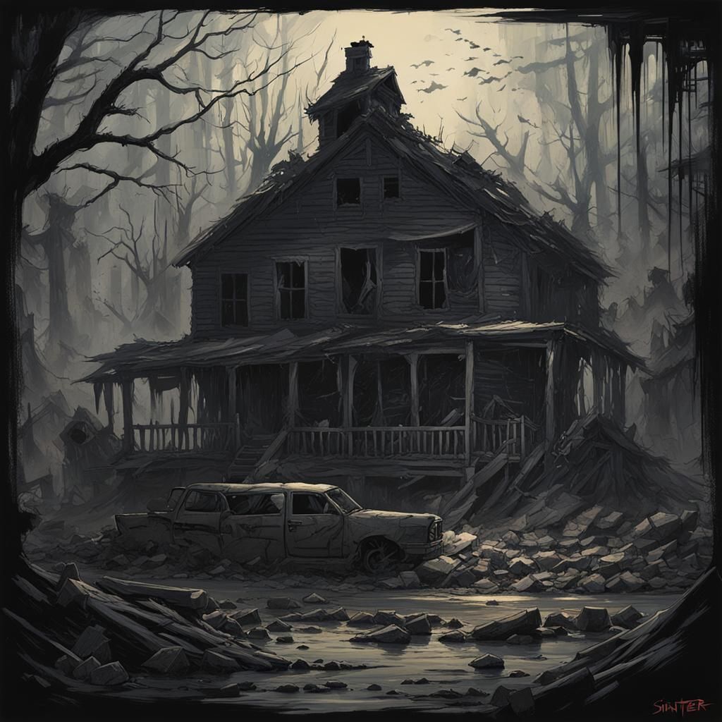 Sinister Artwork in Greg Rutkowski Style