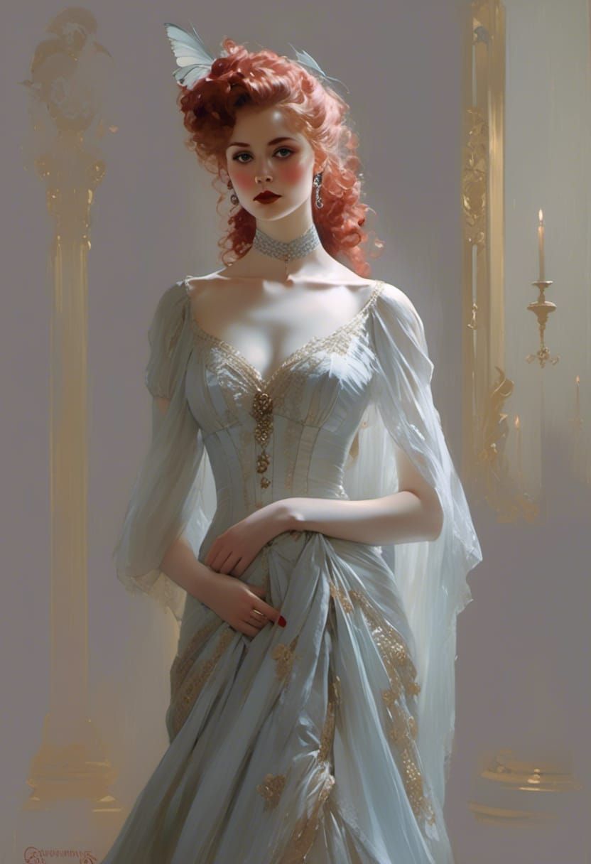 Victorian Vampire in Dreamy Vignettes