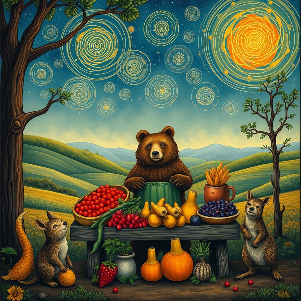 Enchanted Farmstand Run by Animal Folk