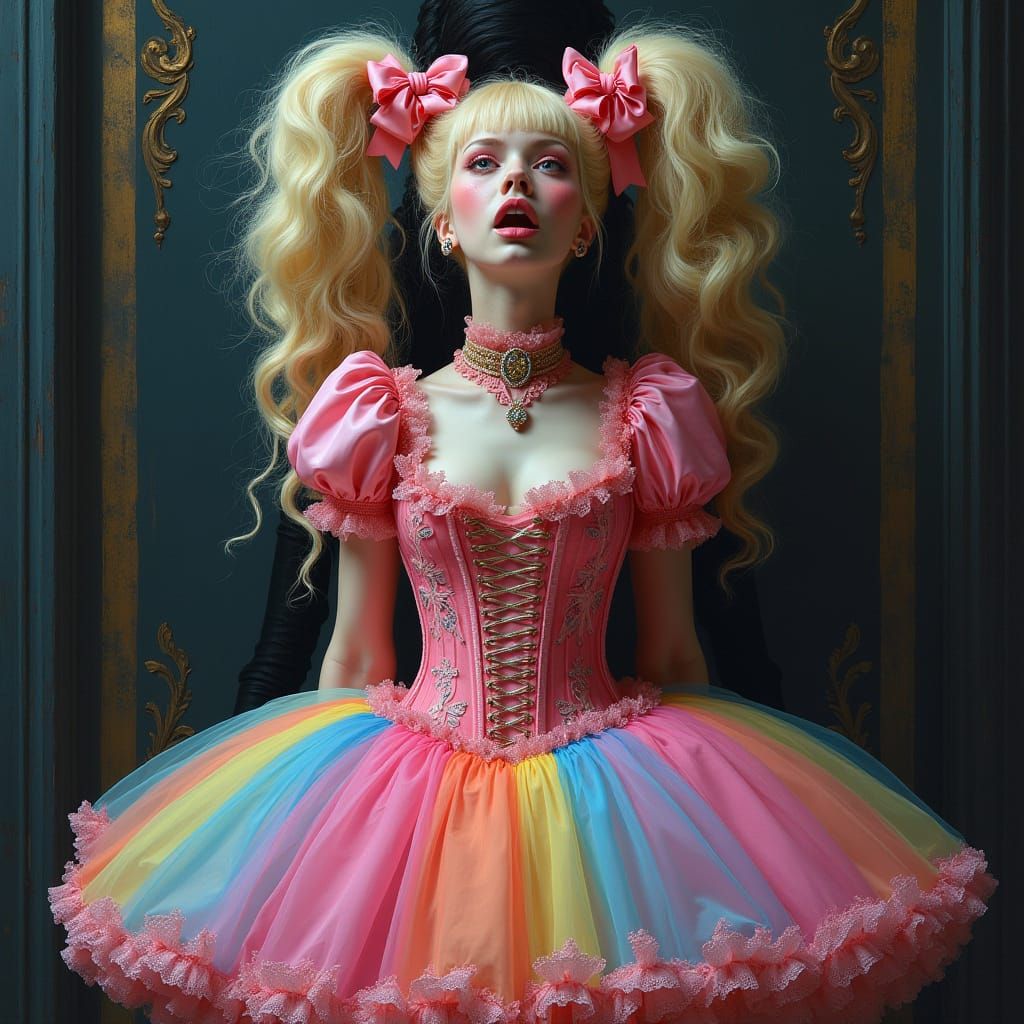 Victorian Princess Showcased by Intimidating Mafia Boss