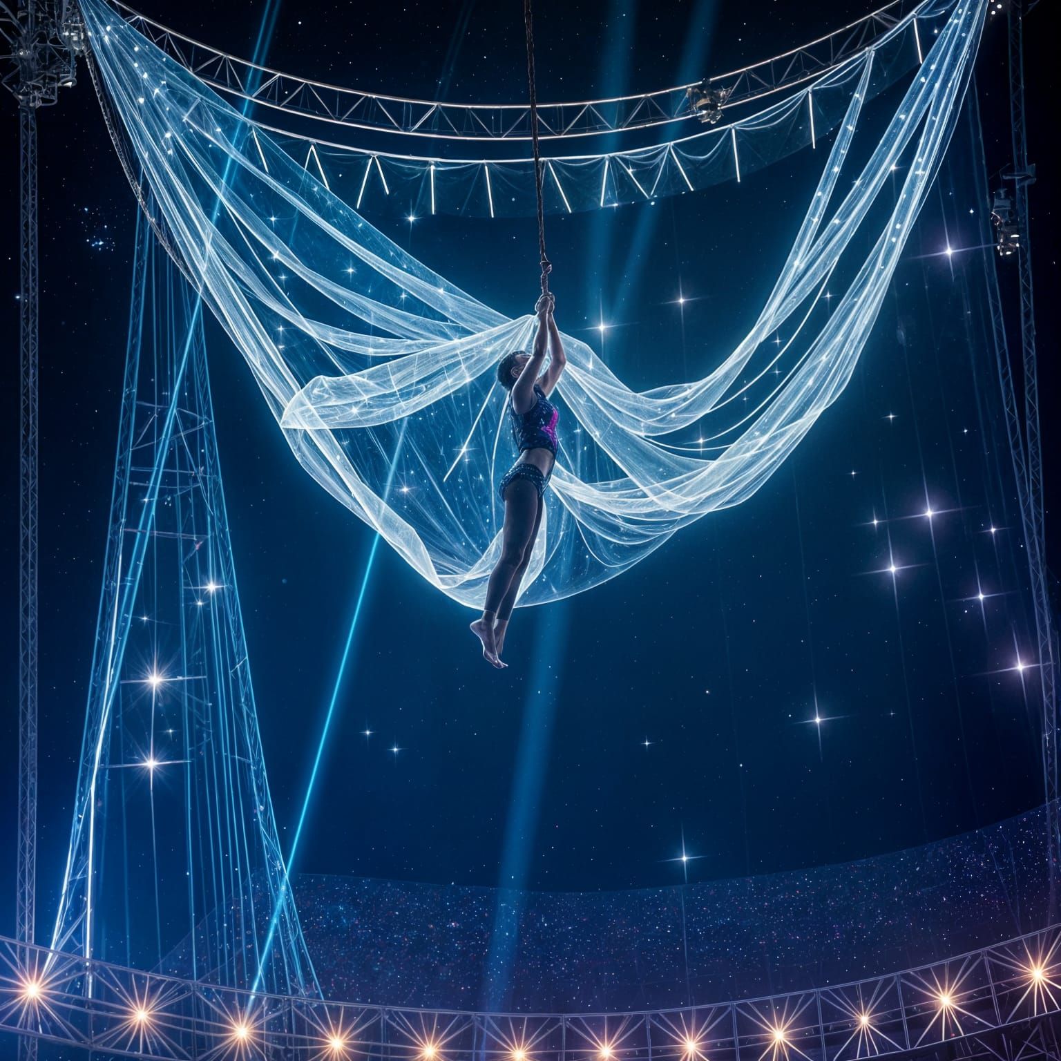 Galactic Trapeze Artist in Motion