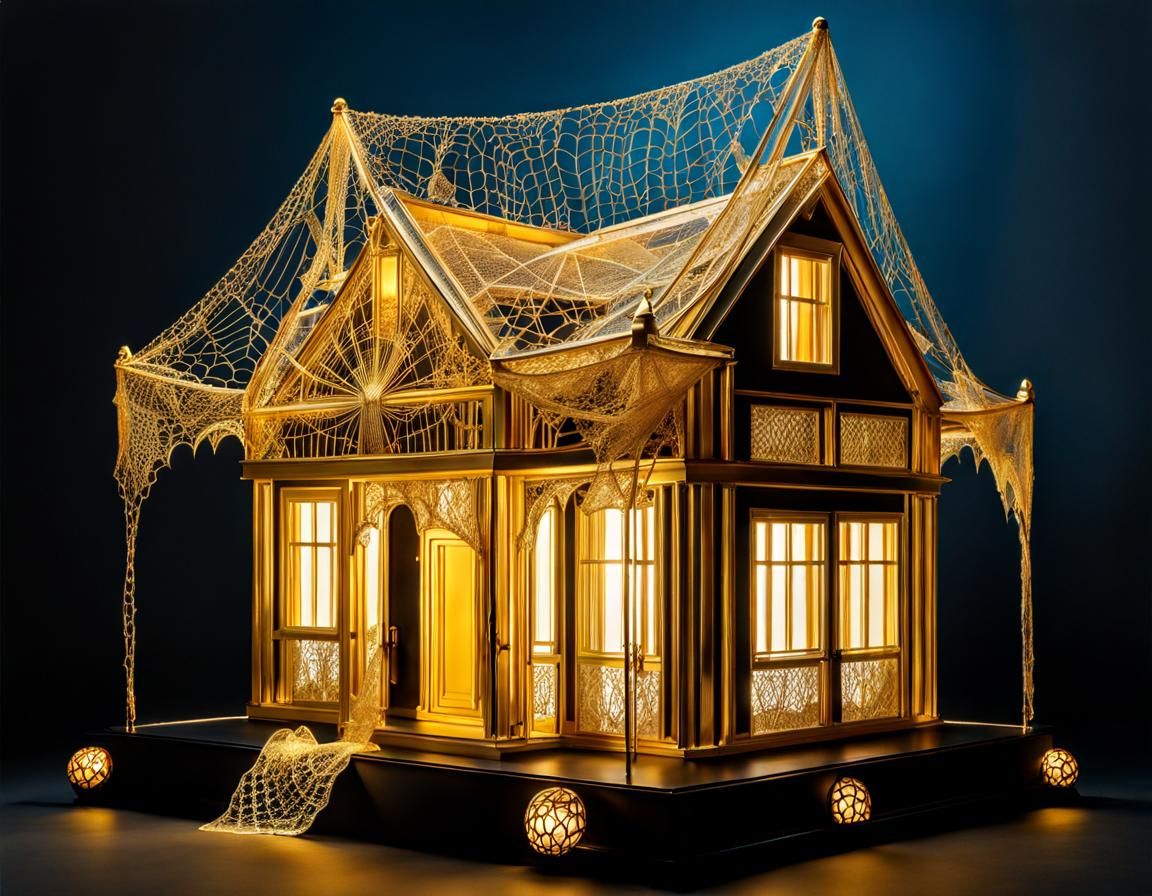 Golden Spider's Lace House