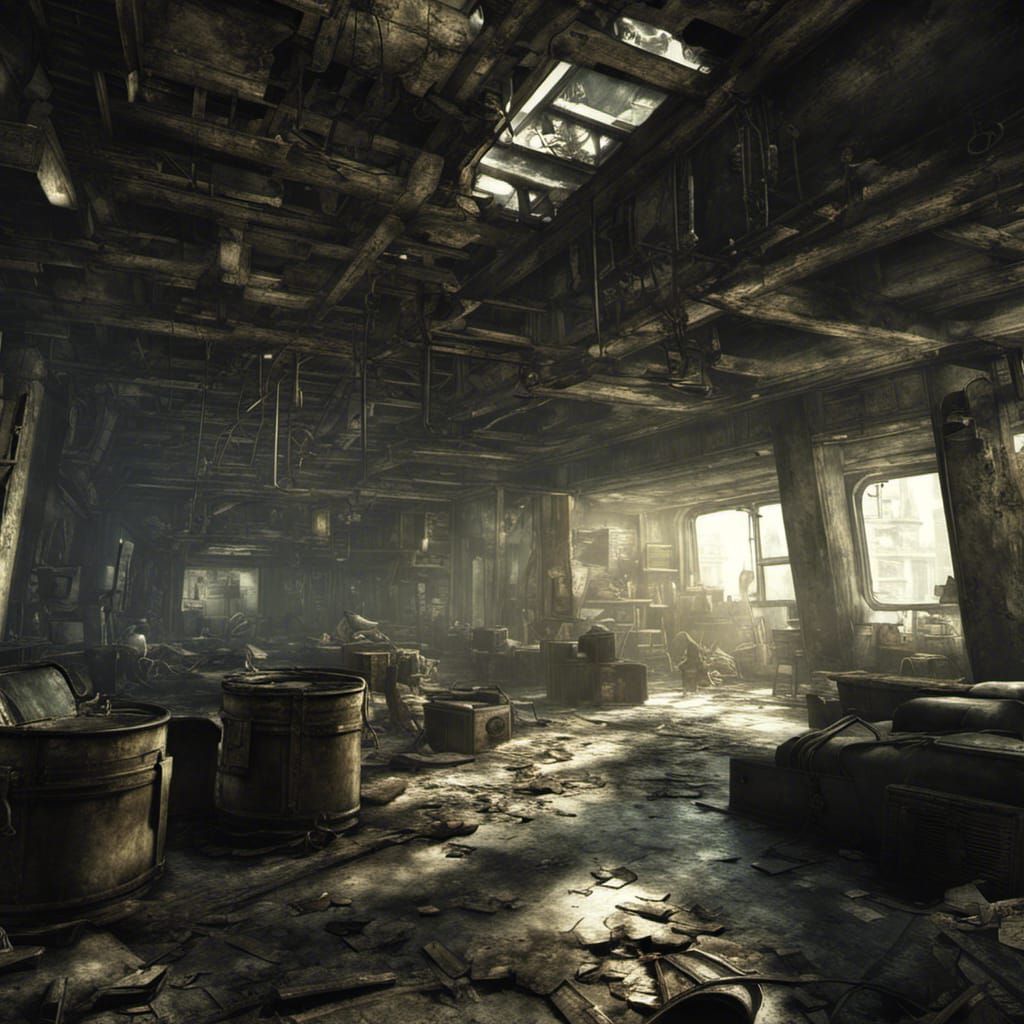 Hyperrealistic Fallout 3 Interior in HDR