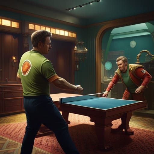 Kirk vs Gorn: Ping Pong Match in Unreal Engine 5