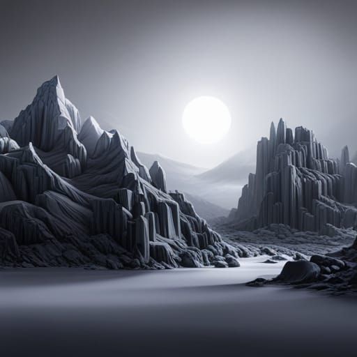 Piece of White Paper as Matte Painting