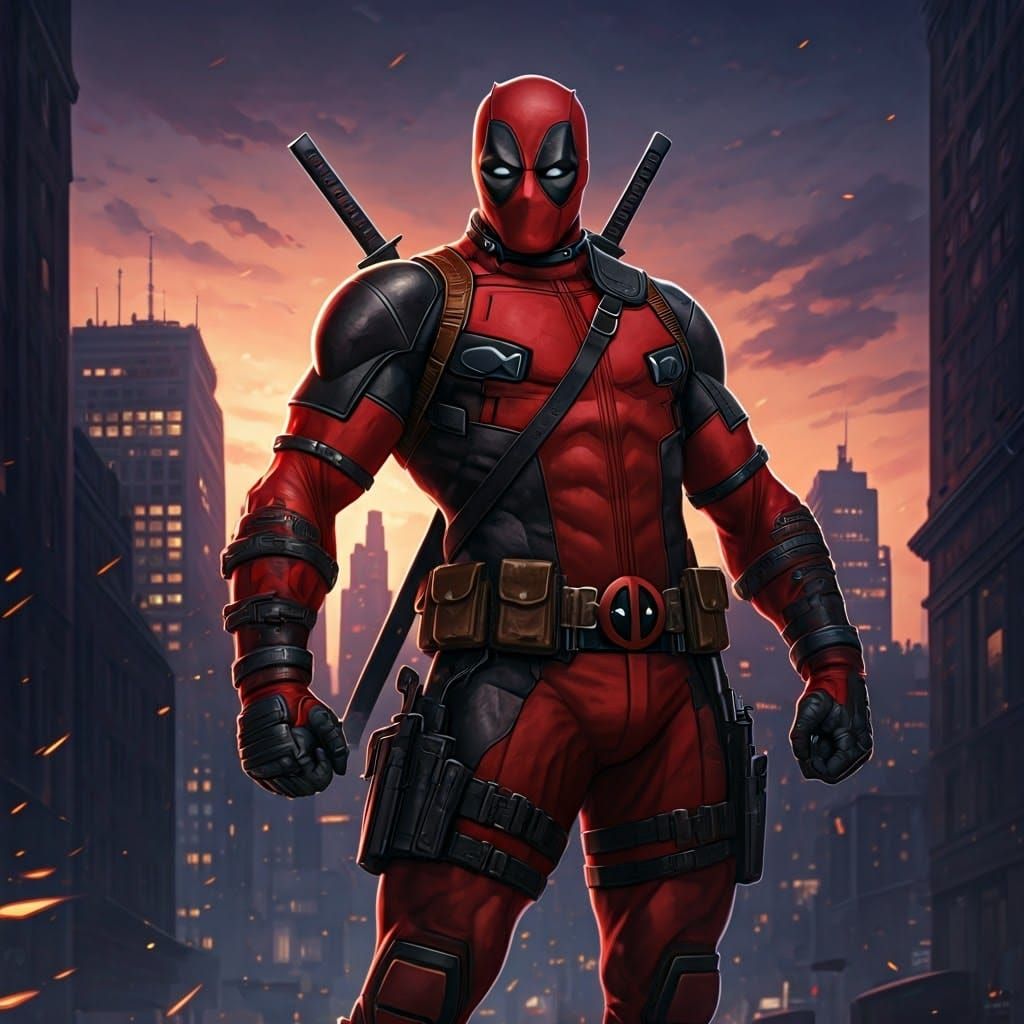 Deadpool Breaks the Fourth Wall in Hyper-Realistic Art