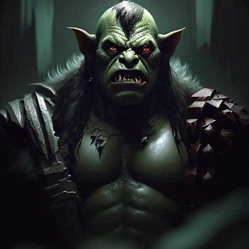 Sinister Orcs Artwork in Fantasy Style