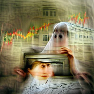 Ethereal Memories: A Haunting AI-Generated Scene