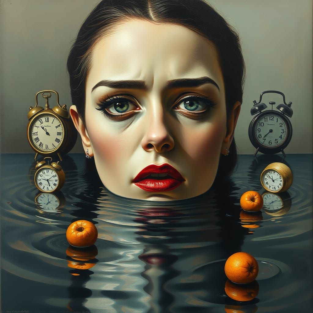 Distorted Tears in Surrealistic Paranoia