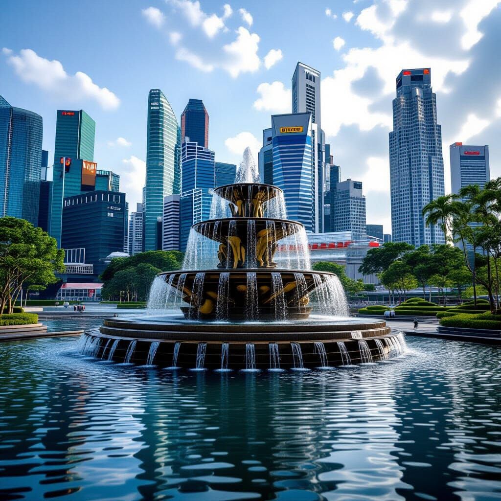 Singapore Fountain of Wealth: Professional Photography