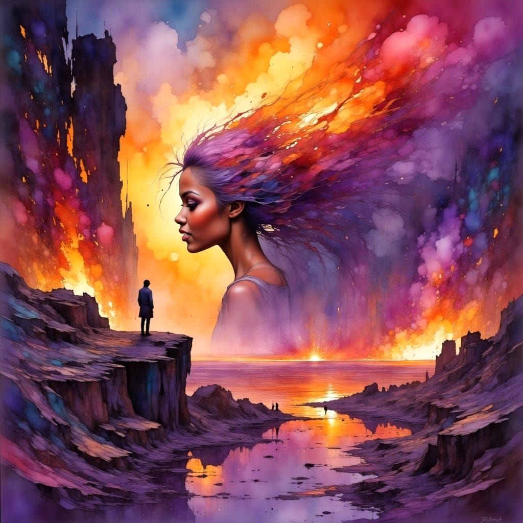 Intricately Detailed Oil Painting of Brothers in Arms