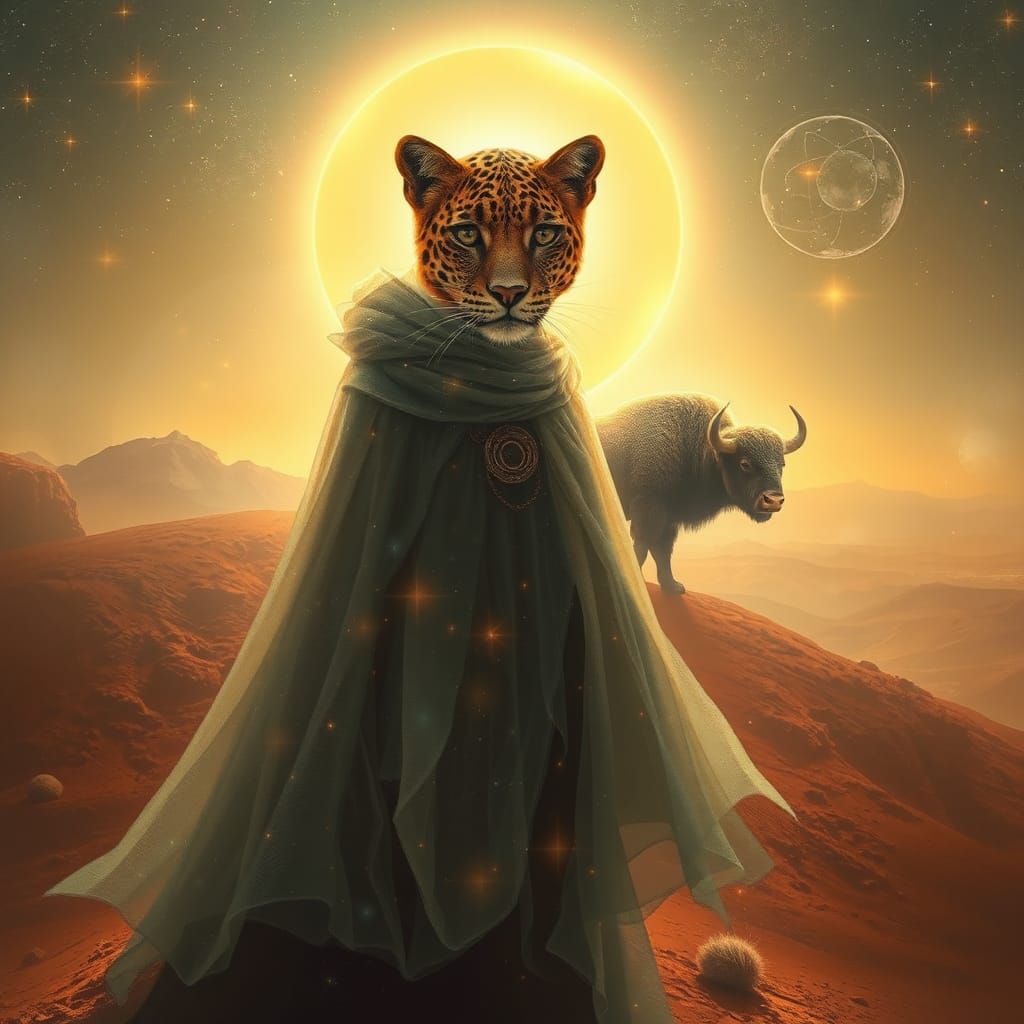 Mystical Being on Mars with Cosmic Buffalo