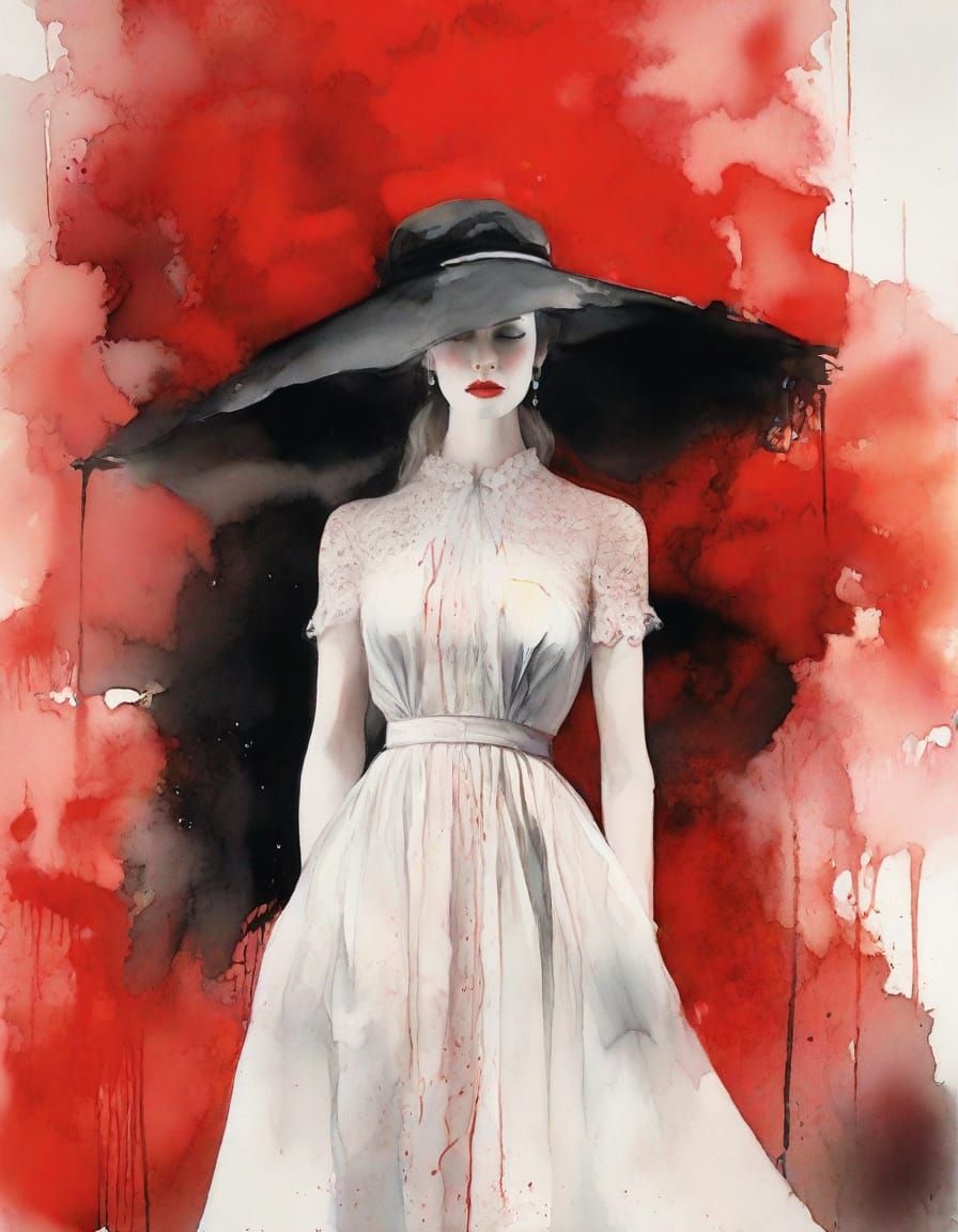 Enchanting Woman Dances on the Edge of Reality in Dreamlike ...