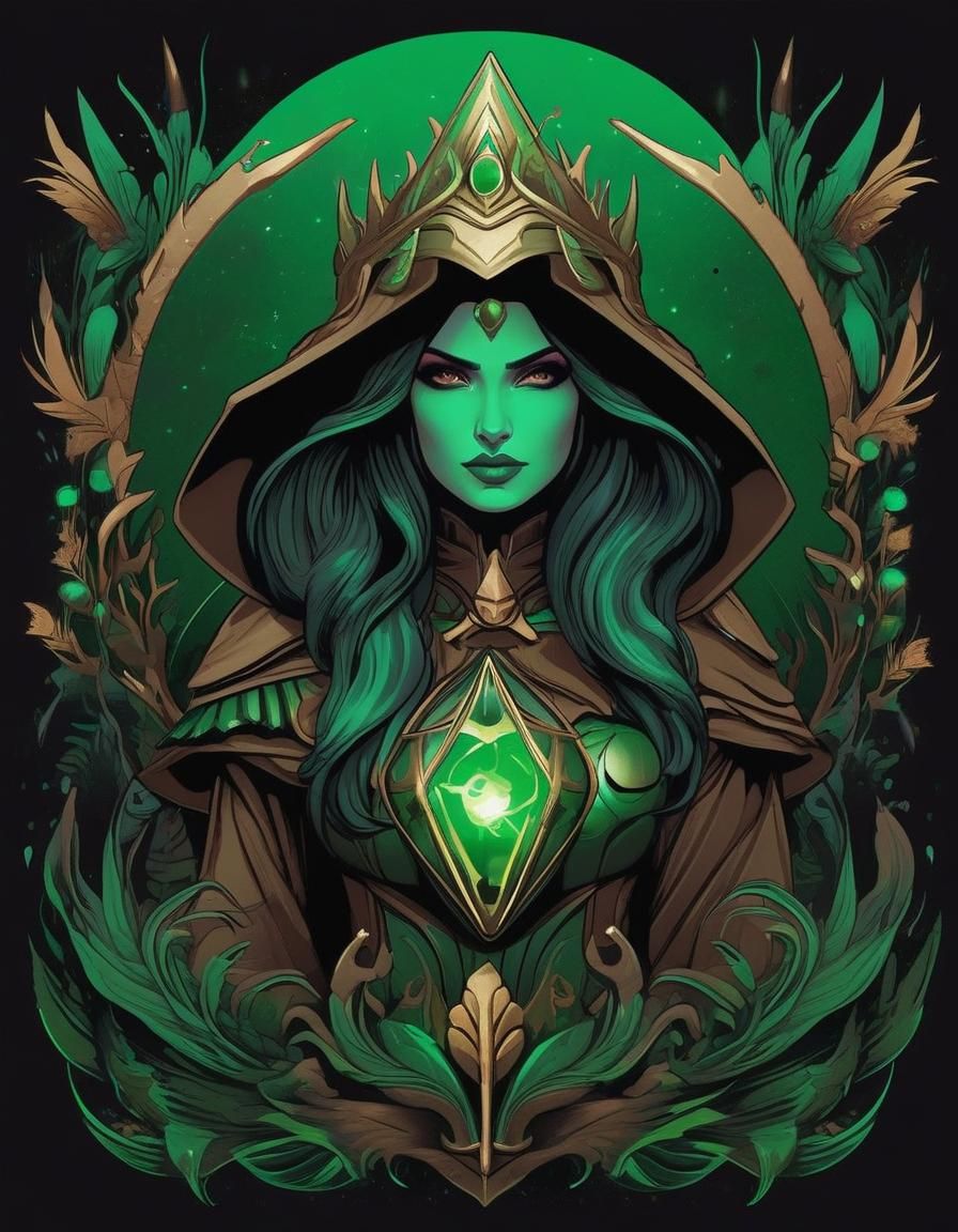Savathun the Witch Queen: Dark Magic T-Shirt Design