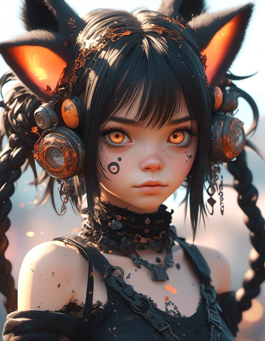 Orange accent in black 2 🟠