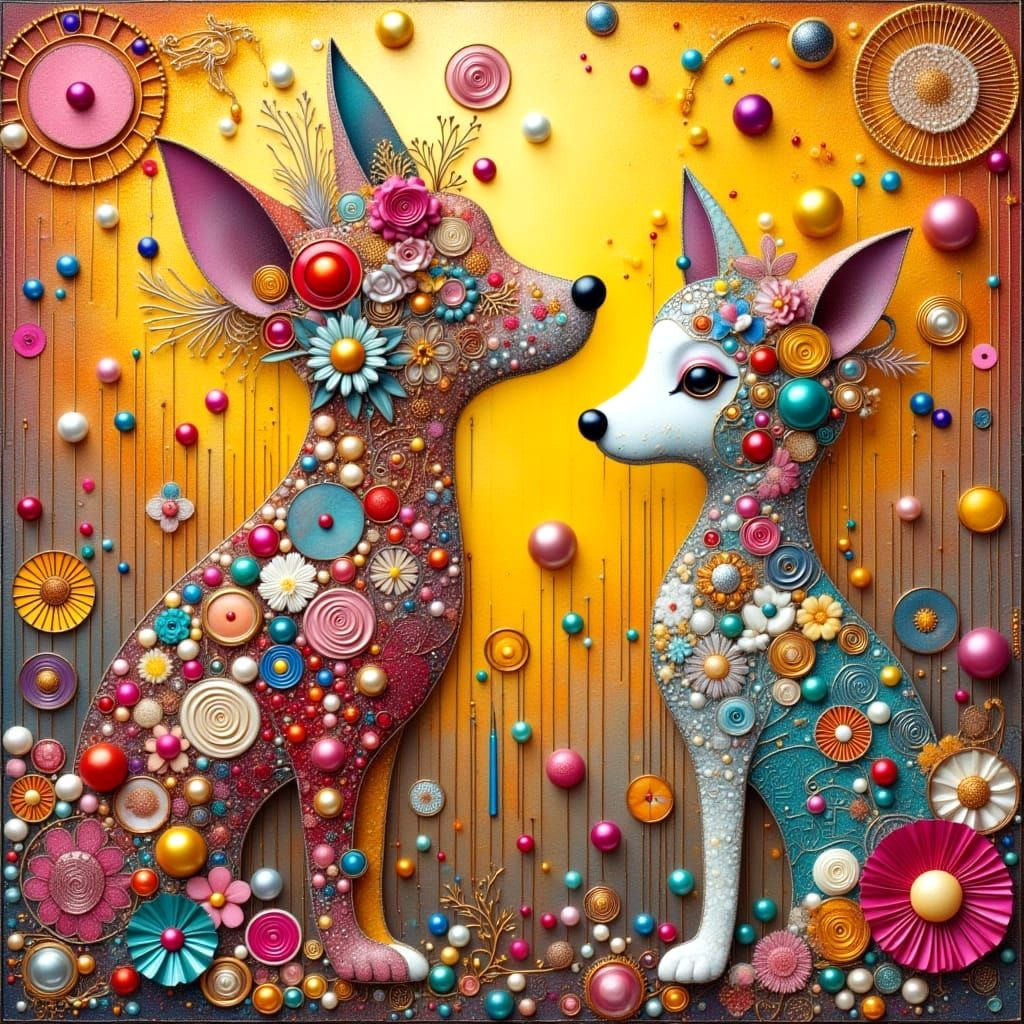 Whimsical Fantasy Collage