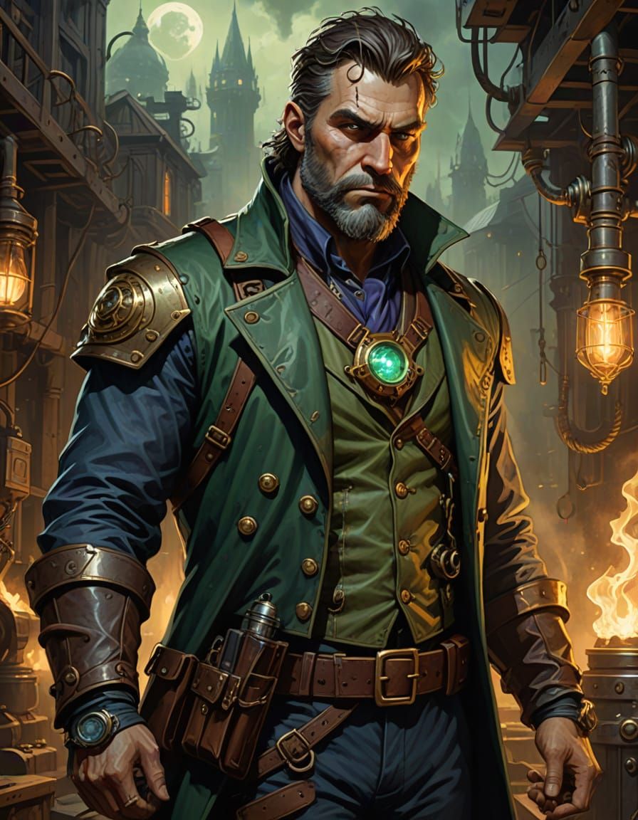 Arcanum Remastered: Steampunk and Magick Comic Art Poster