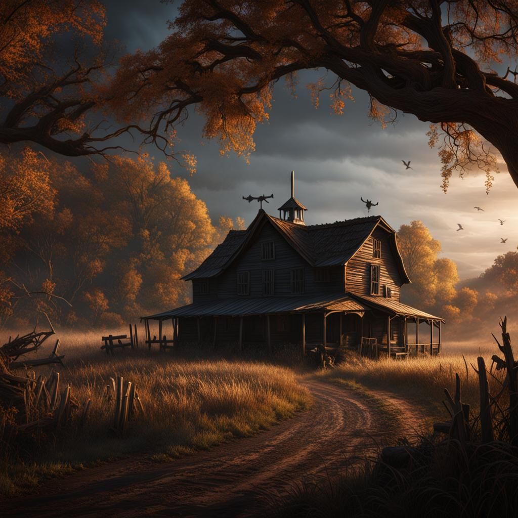 Fantastical Matte Painting in Deep Color