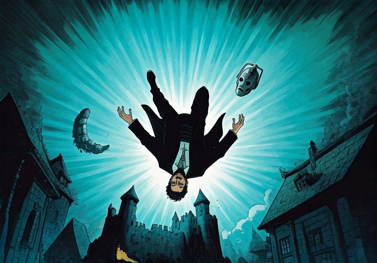 Cyberman Master Falls into Blazing Abyss