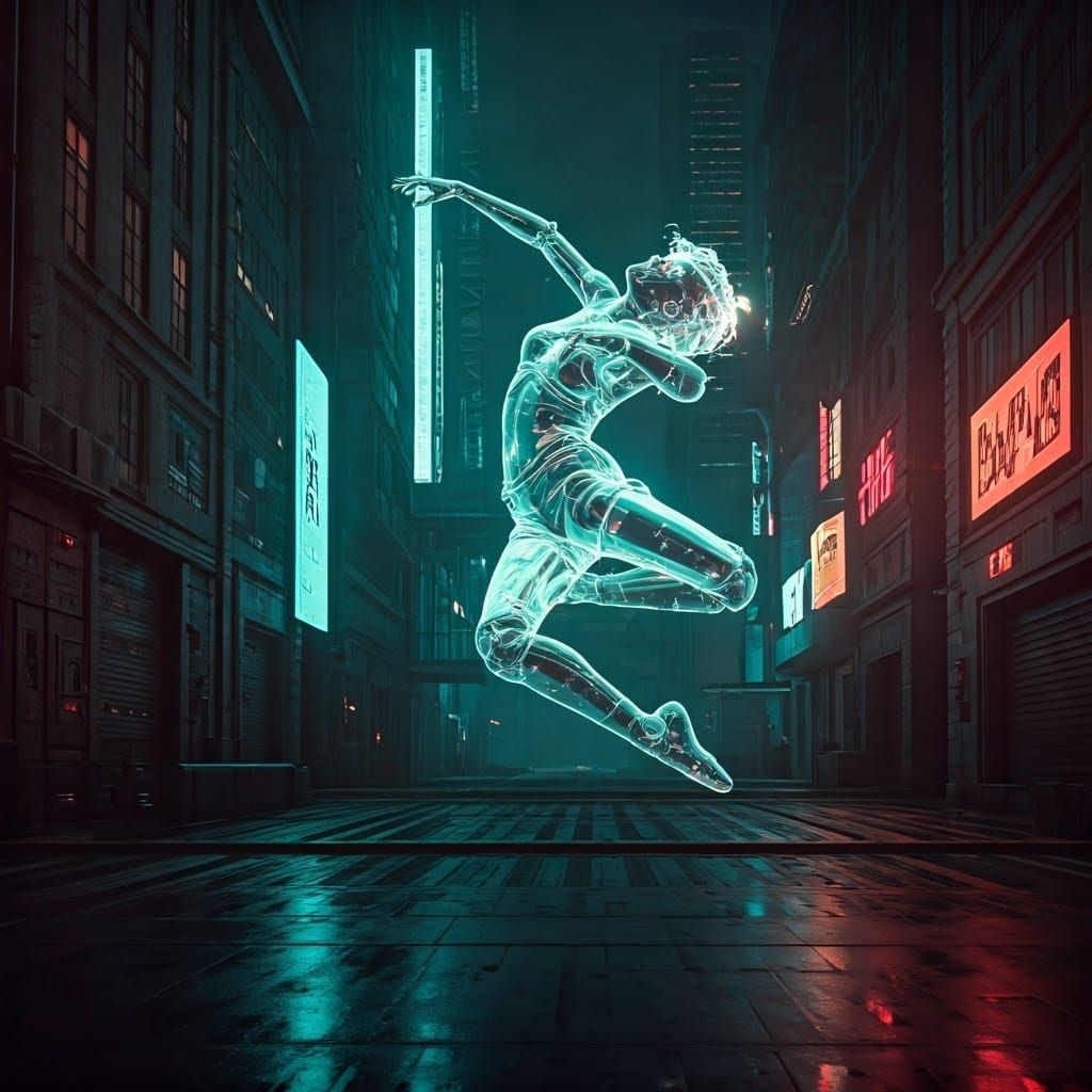 Tanzendes Hologramm"