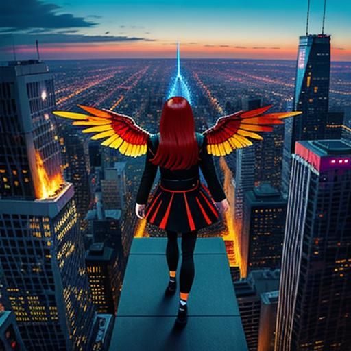 Fireflies Glow in the City Night