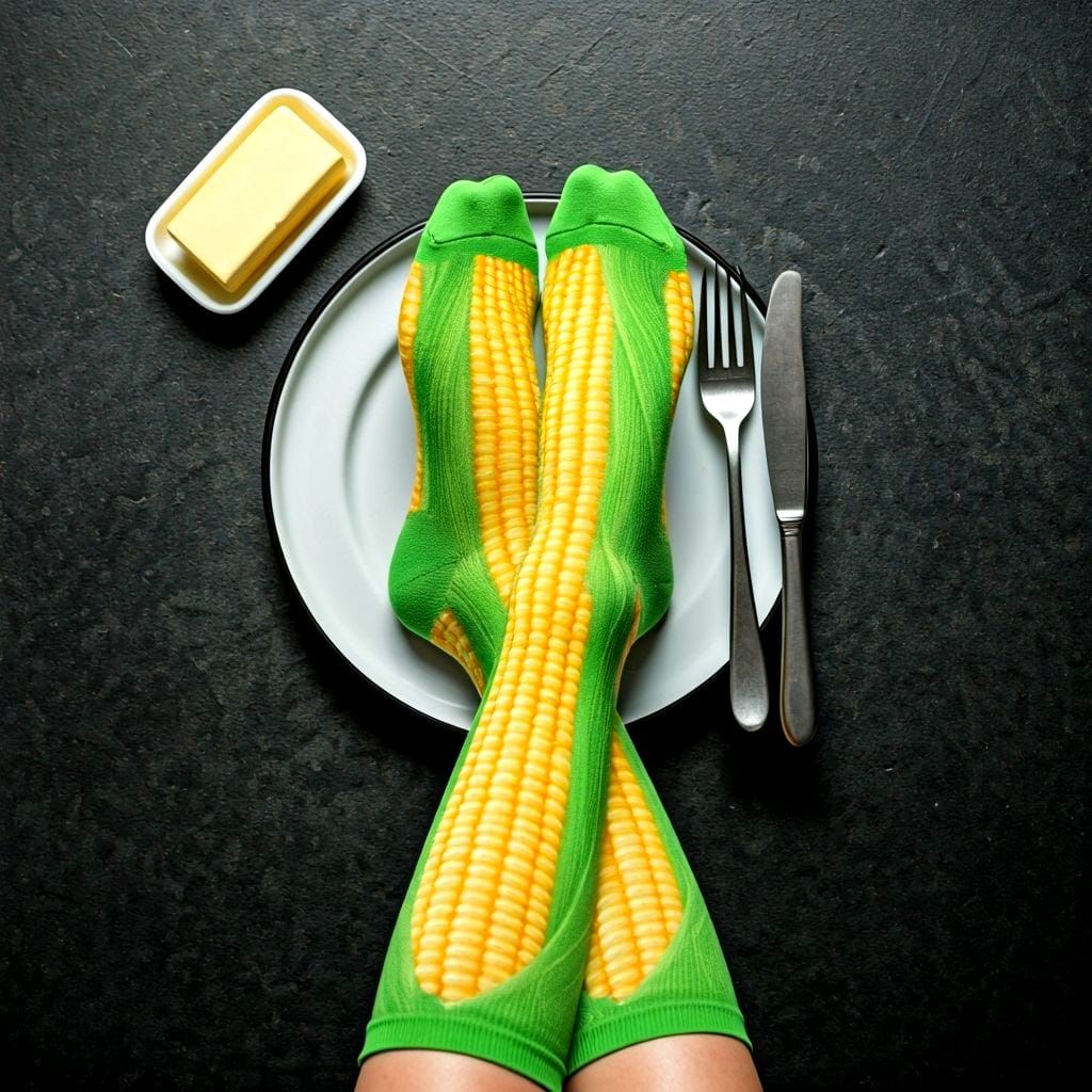 Corn on the Cob Socks