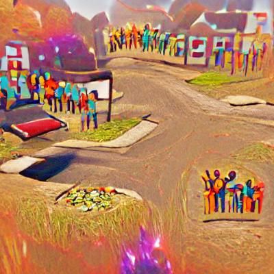 AI Generated Image of a Community