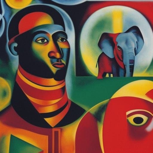 African Spirit in Time: Postmodernist Homage to Chagall