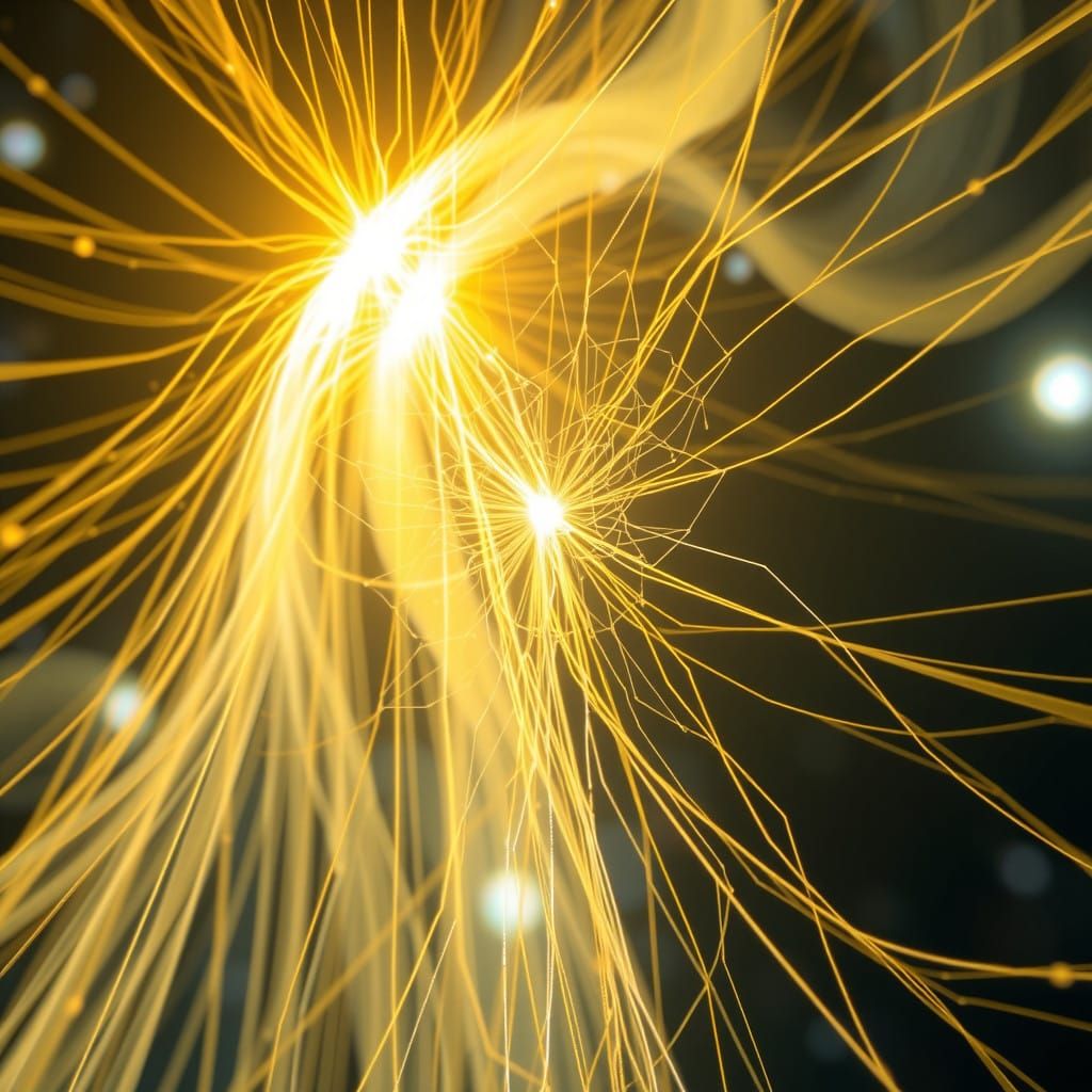 Cosmic Weave with Golden Thread in Resonance