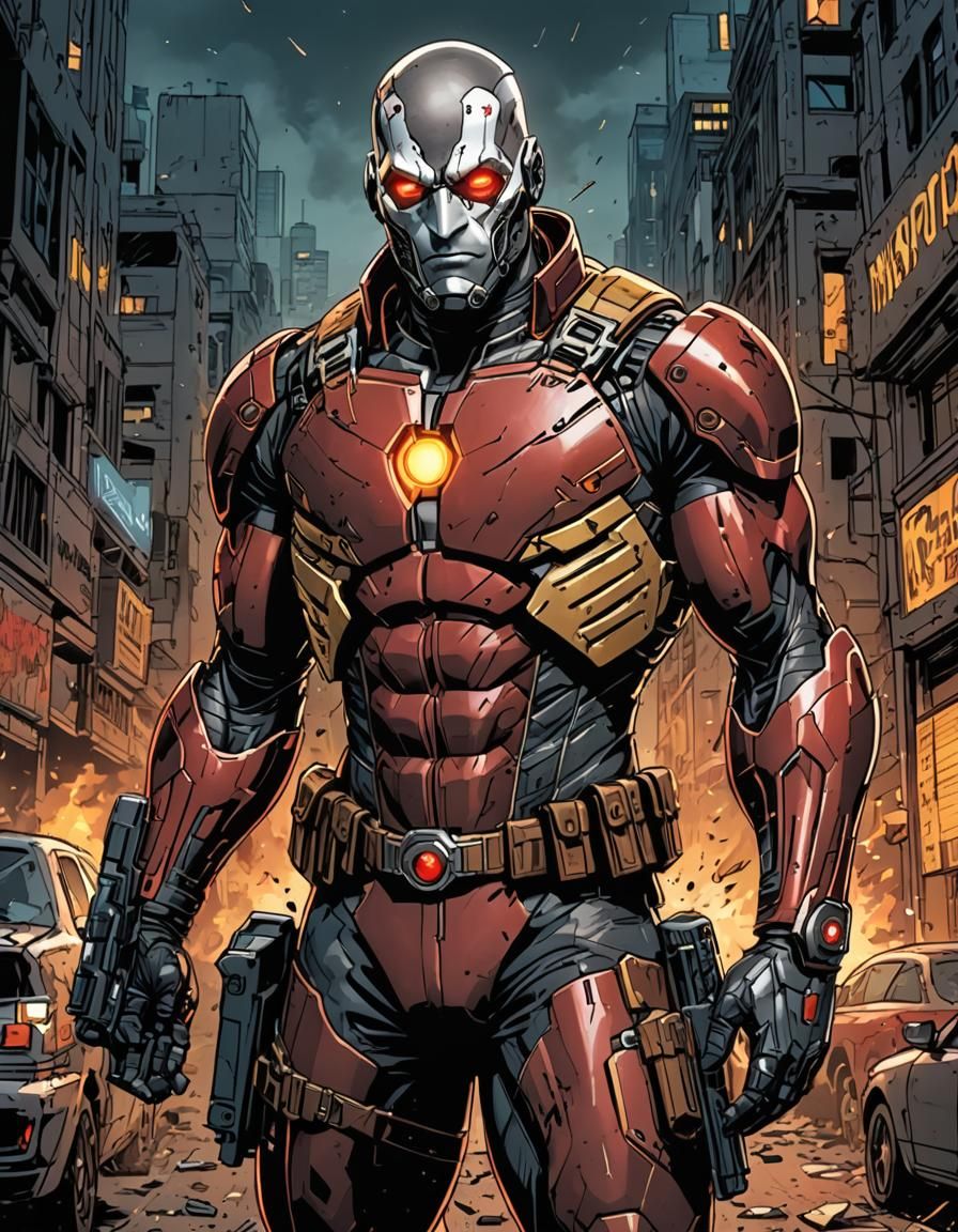 Deadshot in DC Comics: Digital Comic Book Art
