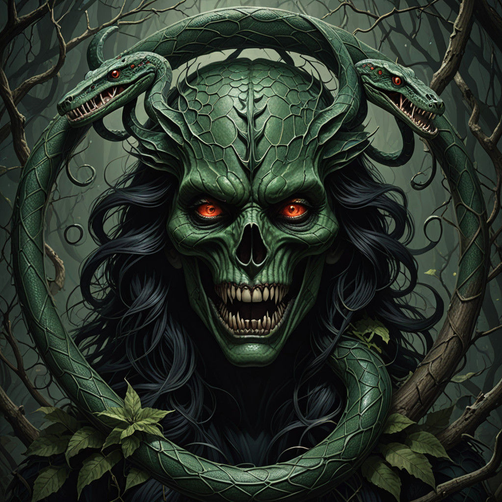 The Snake Witch Channels Dark Cosmic Energy