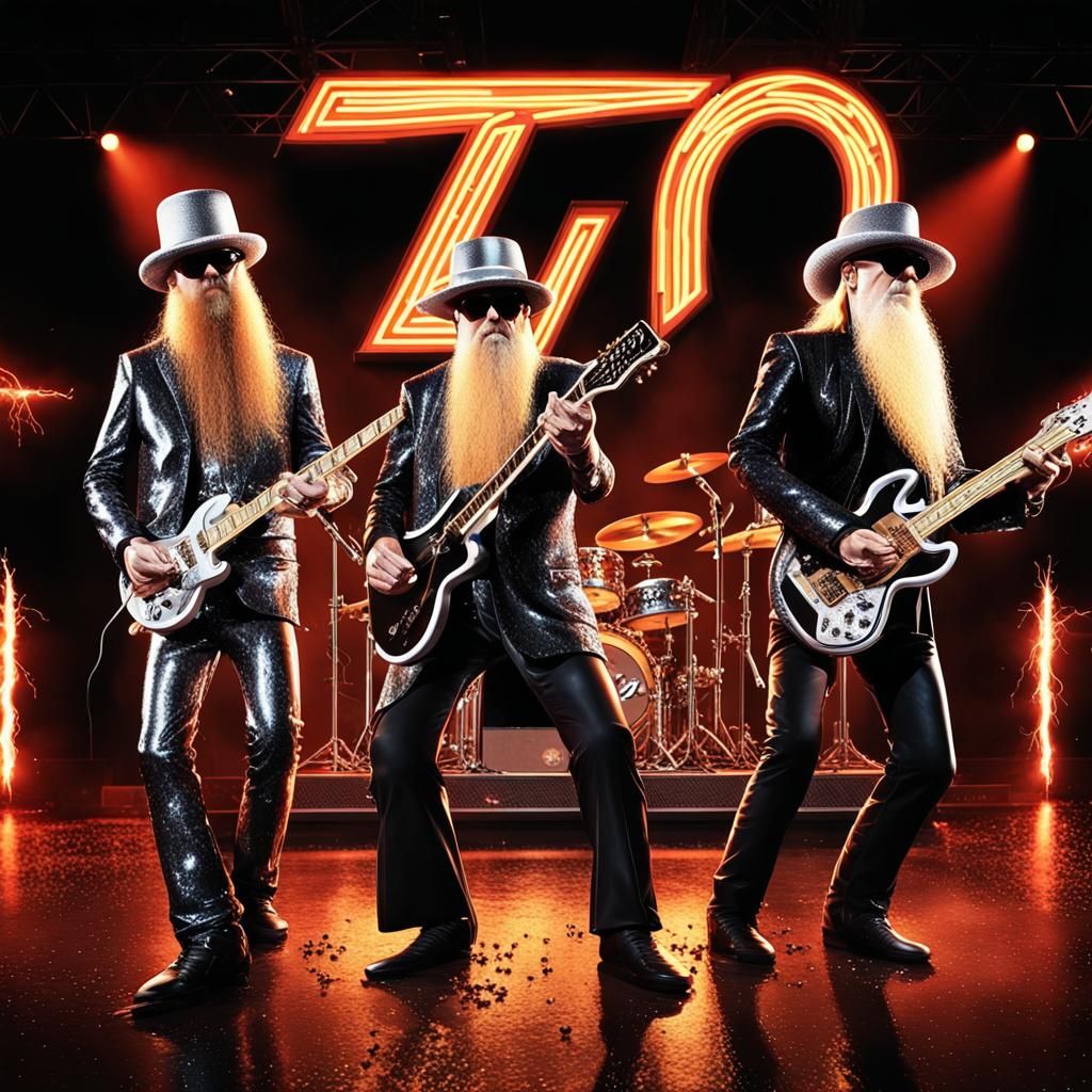 ZZ Top Rocks the Stage in Electric Spectacle