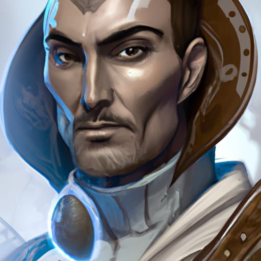 Fantasy RPG Soldier Portrait in Detailed Digital Art