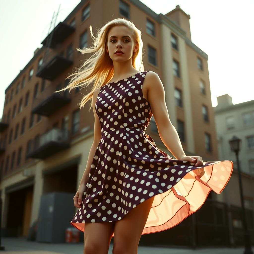 Androgynous Masculinity in a Gritty Urban Landscape