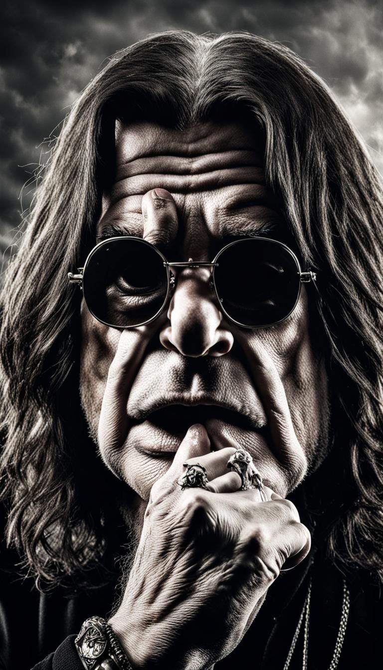 Hyperrealistic Image of a Man Snorting Ants