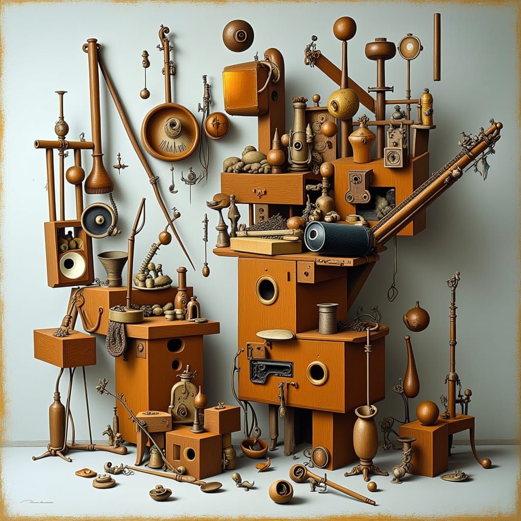 100 Impossible Musical Instruments: AI Art Collection