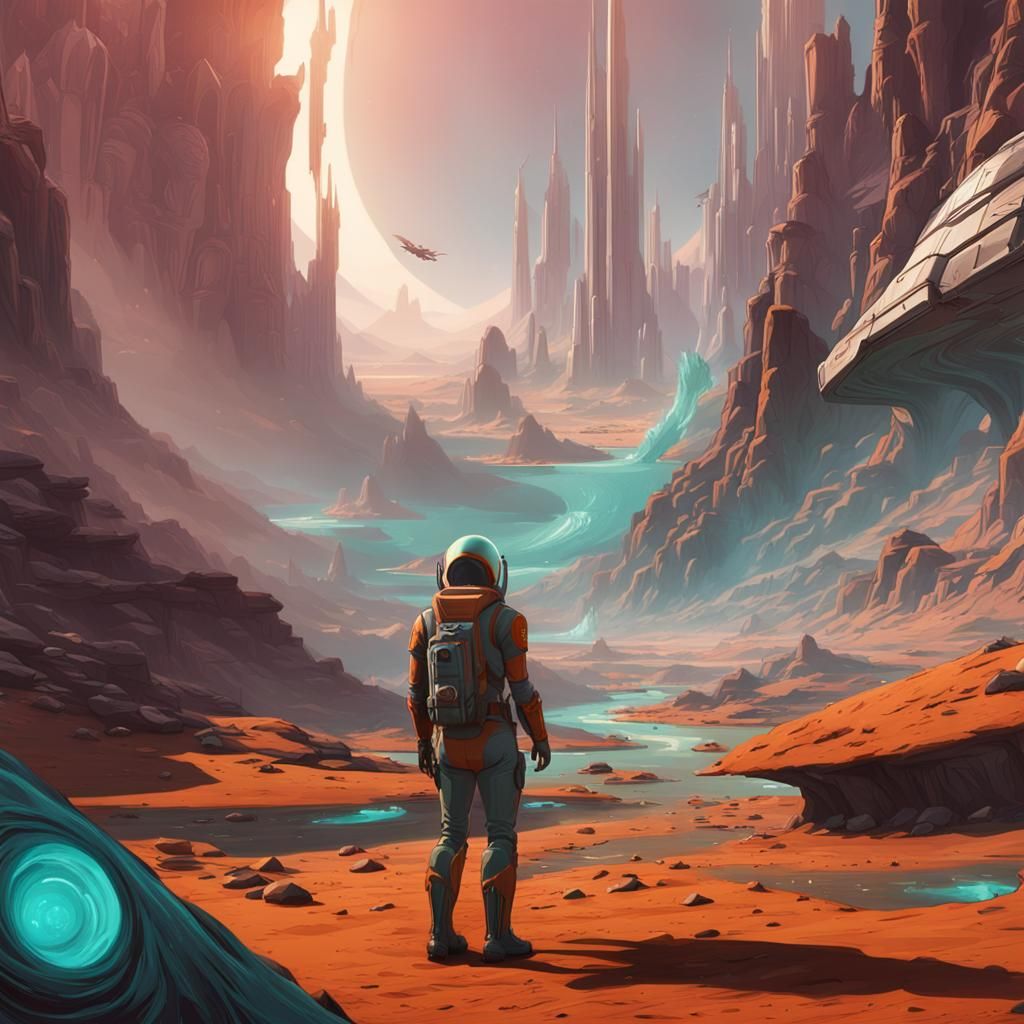 Anna Kendrick in 1950s Sci-Fi Concept Art