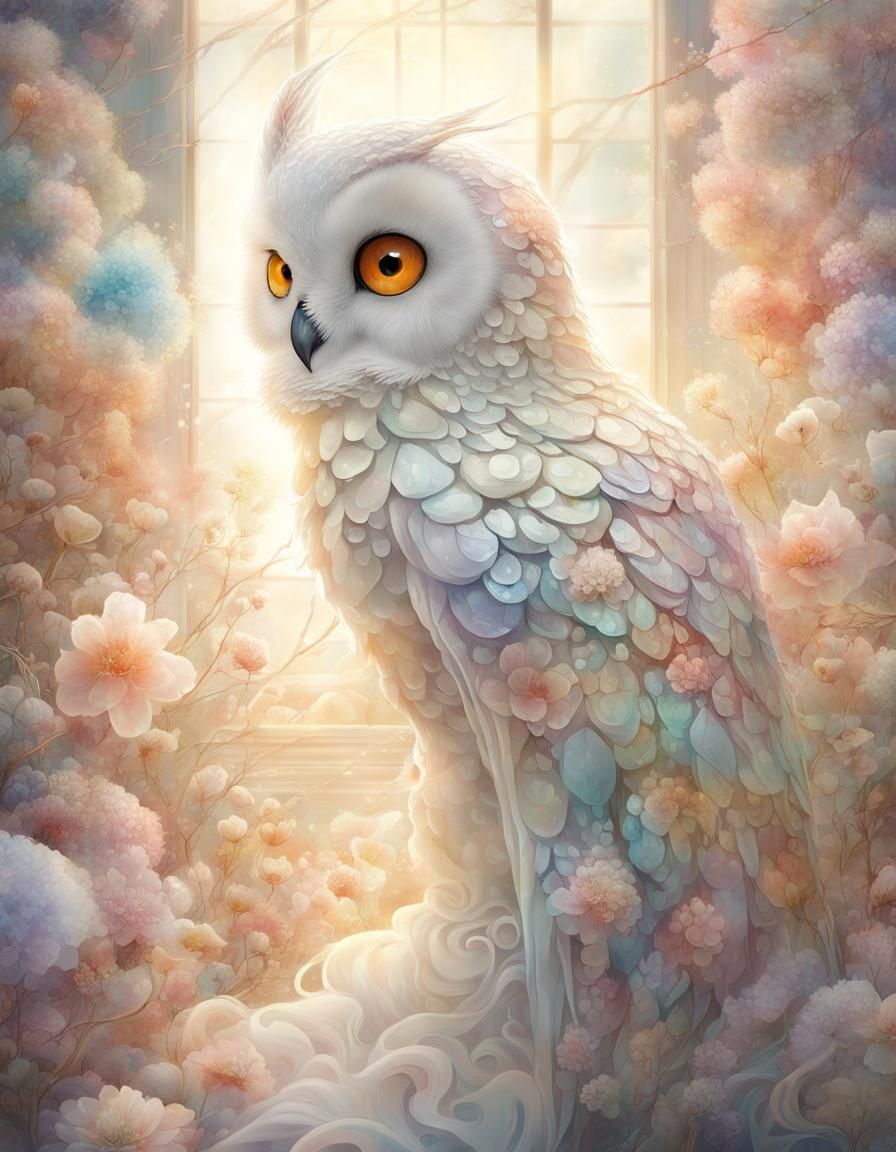Pastel owl