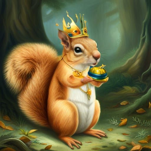 Royal Portrait of the Squirrel King
