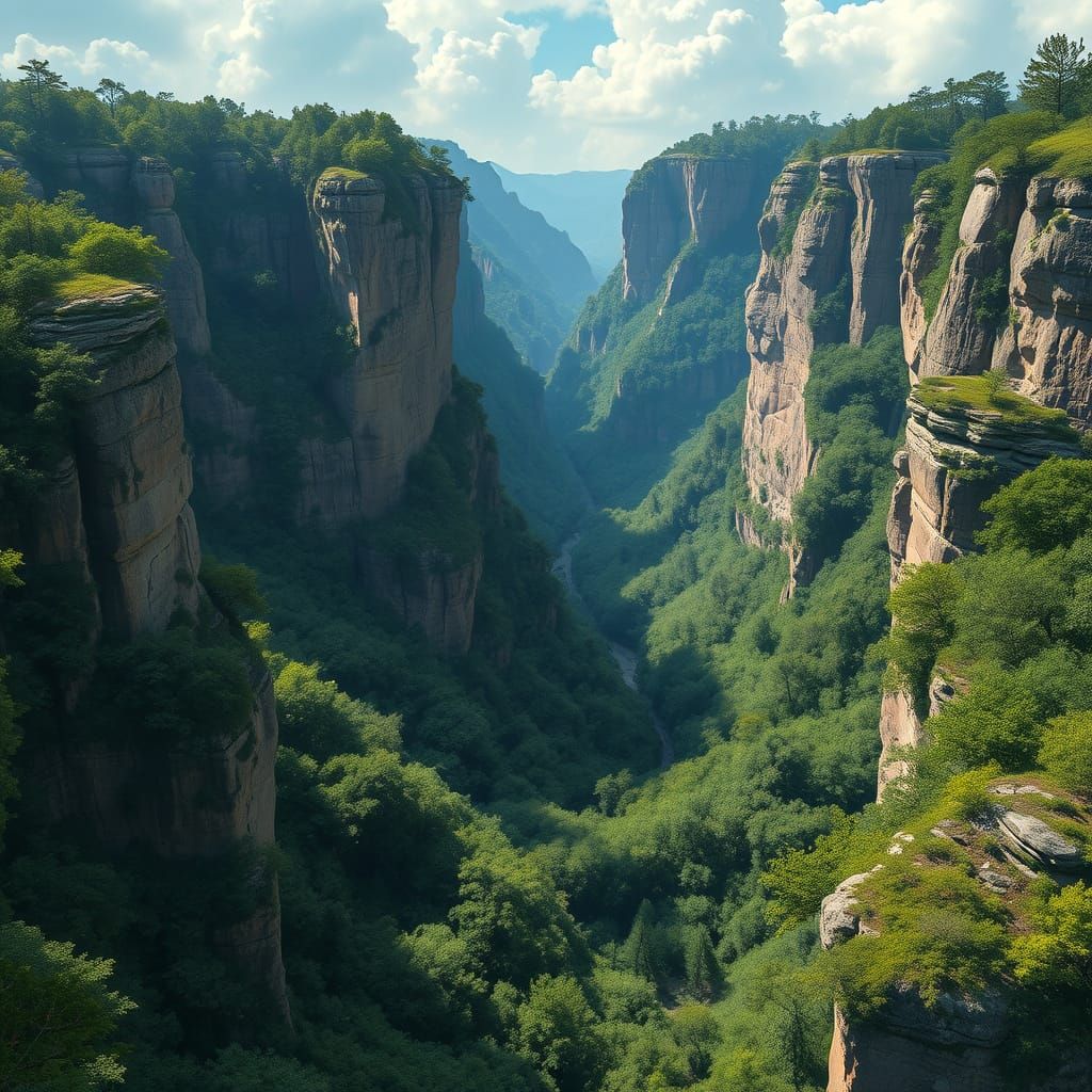 Cloudland Canyon State Park in Dade County, Georgia.
