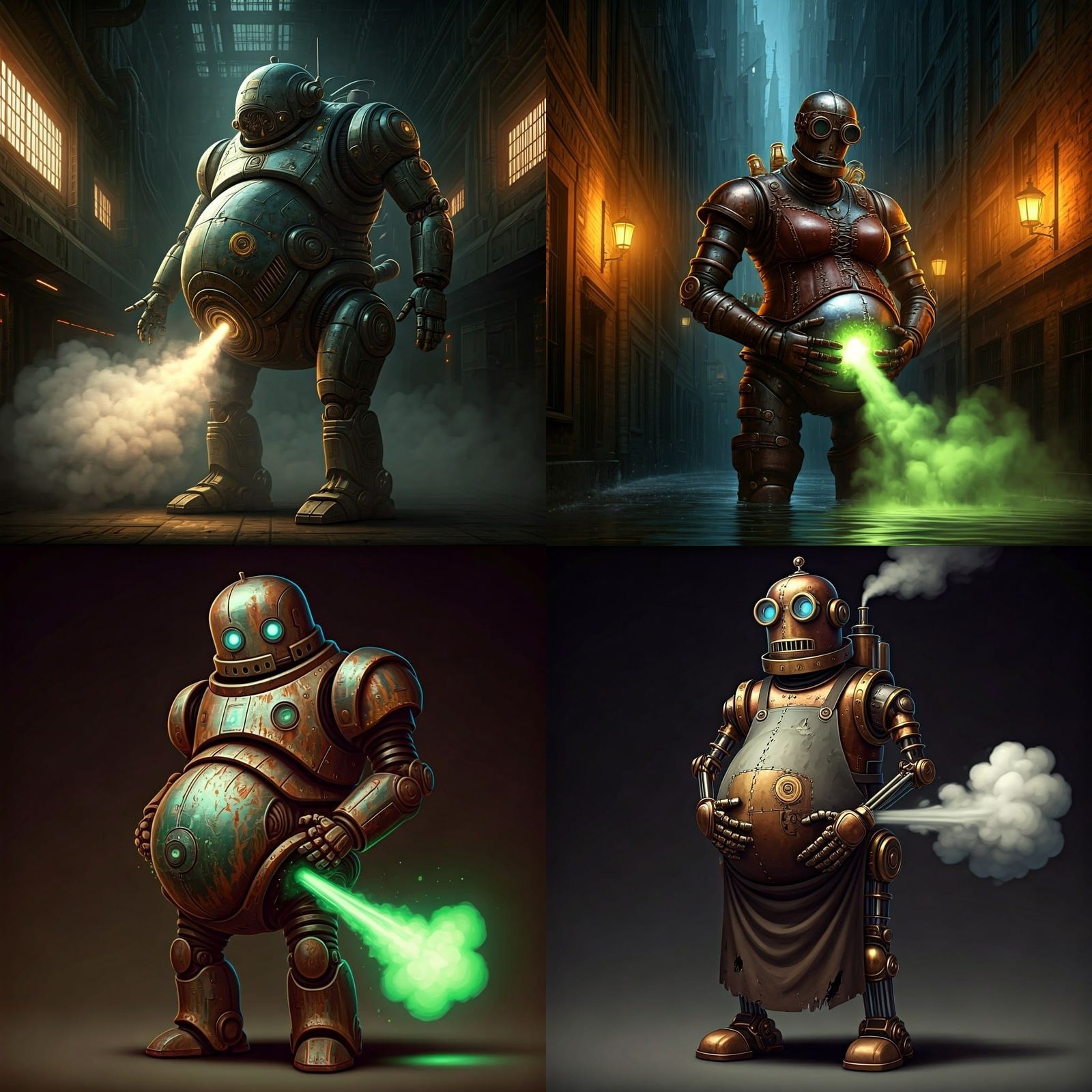 Humorous AI Robot Farting